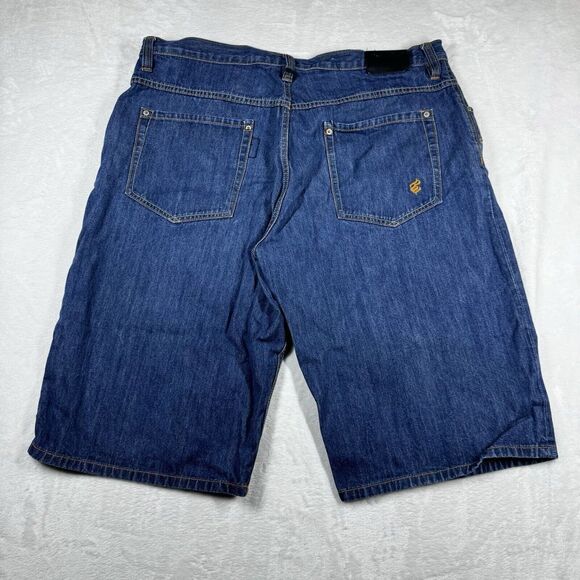 Y2K Rocawear Size 42Tab Jean Carpenter Baggy‎ Jorts Skate Grunge Hip Hop Rave - Picture 6 of 11